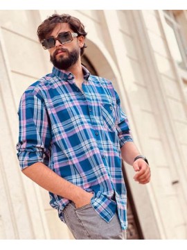 پیراهن آستین بلند سایز بزرگ کد 1217